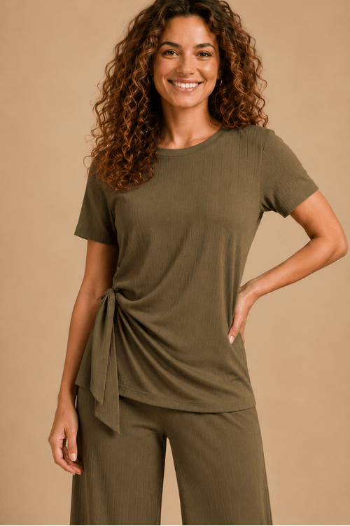 BLUSA TEXTURIZADA LEBLON verde -1-